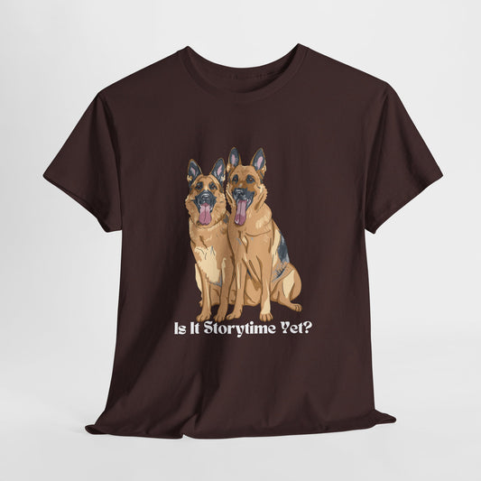 Teen/Adult Unisex Storytime Shepherds Tee – Sitting, Waiting, Listening