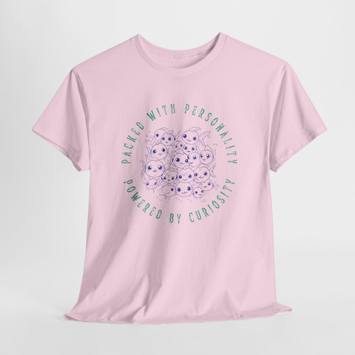 Teen/Adult Unisex Powered by Curiosity Tee – For the Wonder-Full