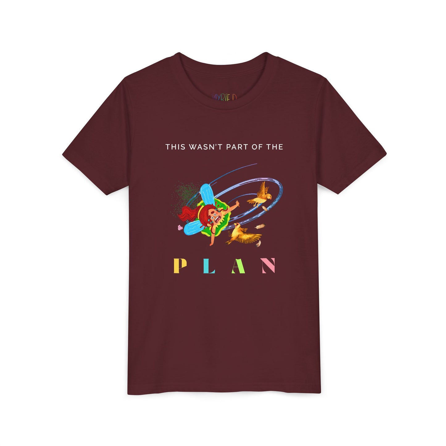 Youth This Wasn’t Part of the PLAN Tee – Funny Forest Adventure T-Shirt for Curious Kids