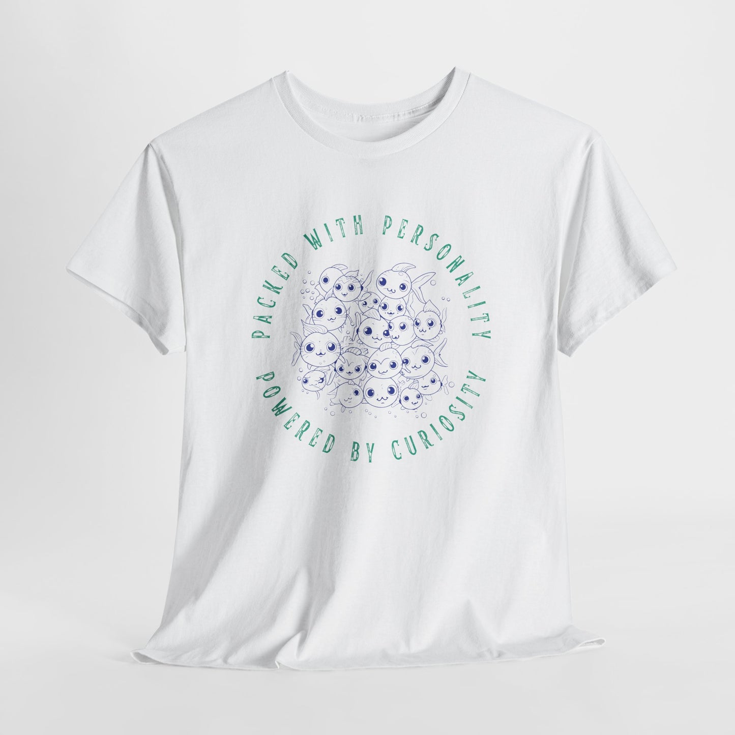 Teen/Adult Unisex Powered by Curiosity Tee – For the Wonder-Full