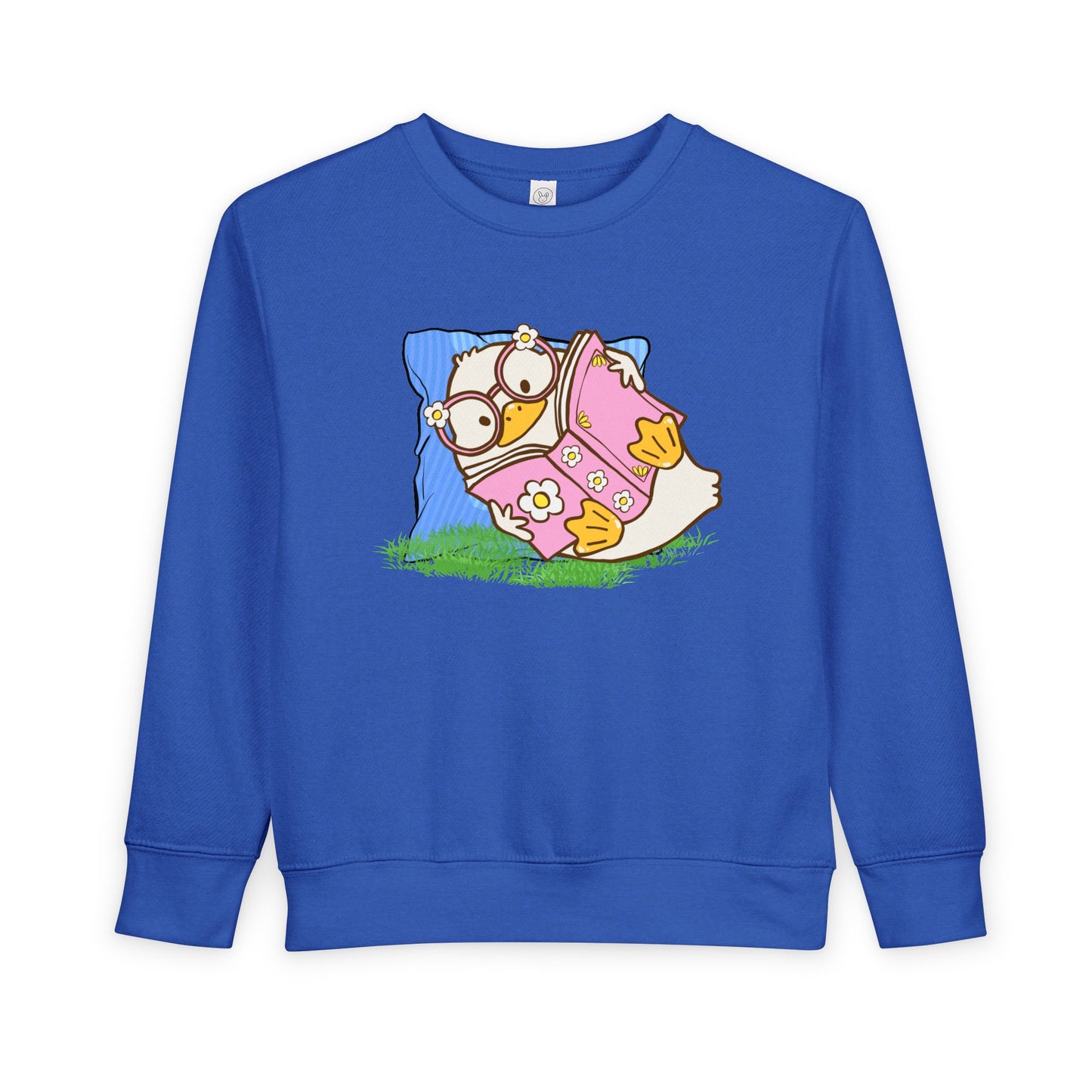 Toddler Cozy Duck Reader Sweatshirt – Cute Storytime Crewneck for Kids