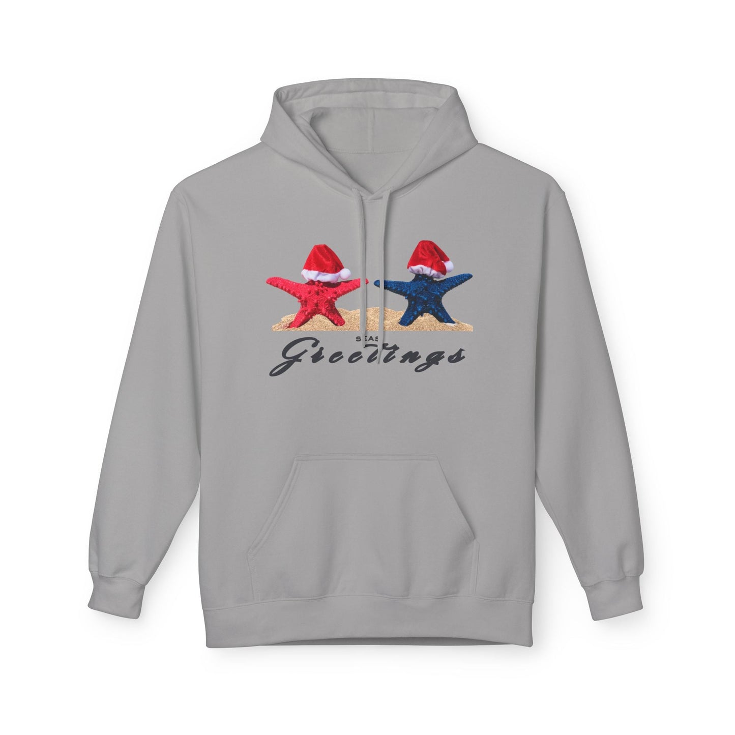 Teen/Adult Unisex Seas Greetings Hoodie â€“ Beach Holiday Escape Hoodie for Sun Seekers Printify