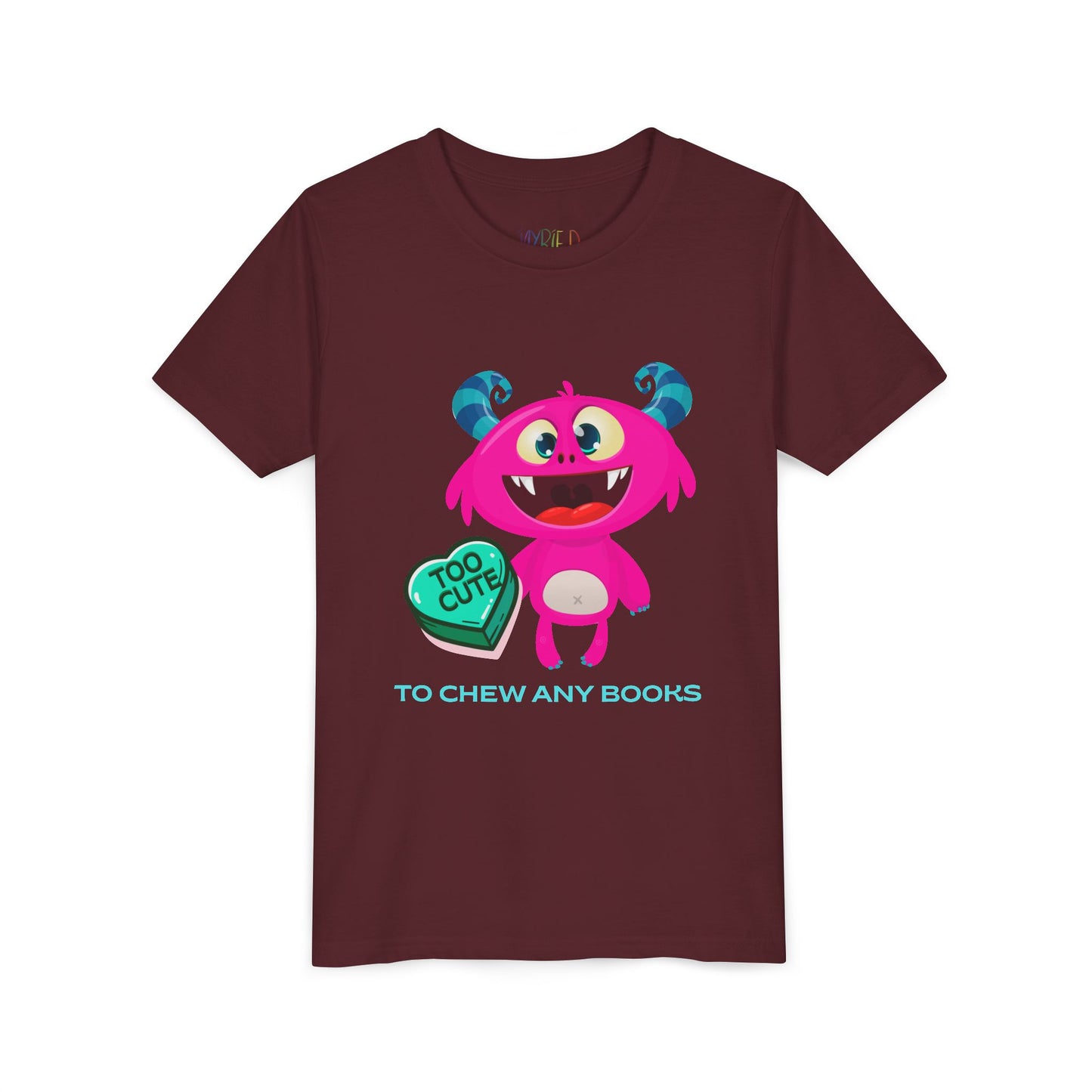Youth Too Cute to Chew Books Tee