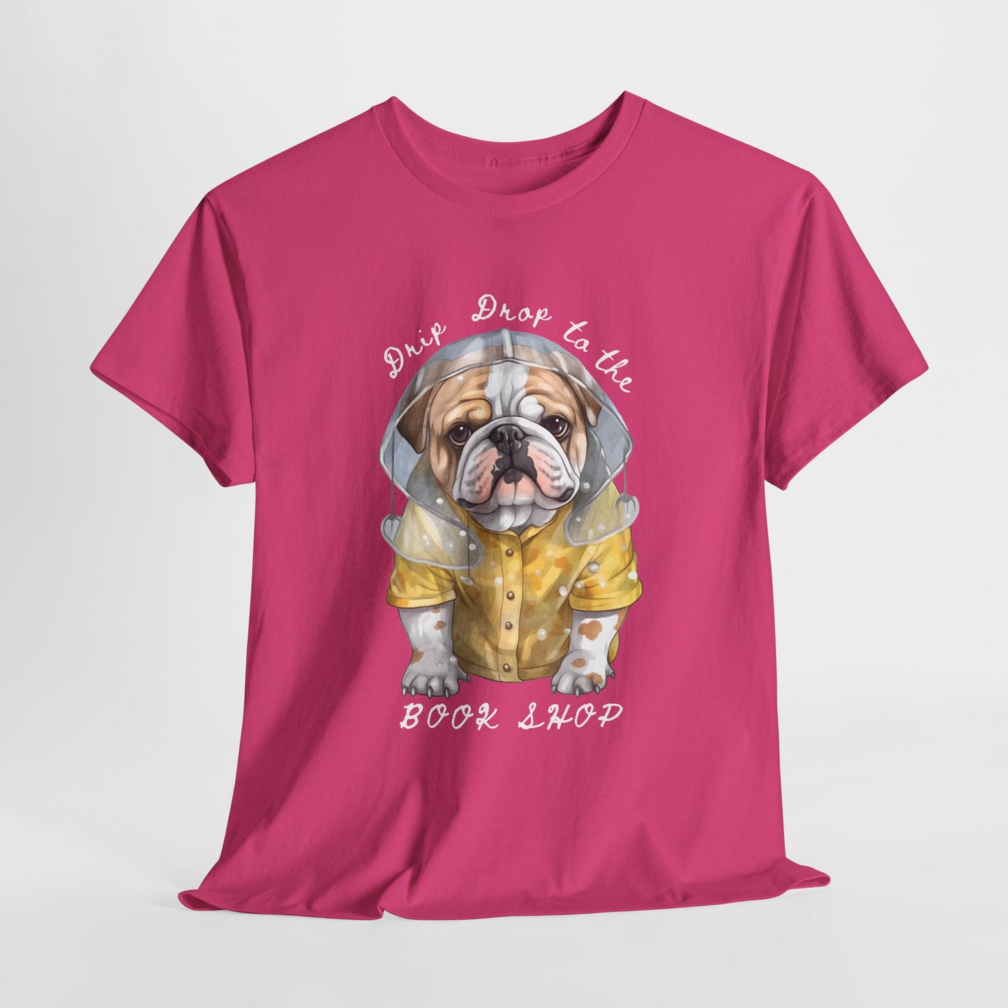 Teen/Adult Unisex Drip Drop to the Book Shop Tee – Puddle-Proof & Page-Ready