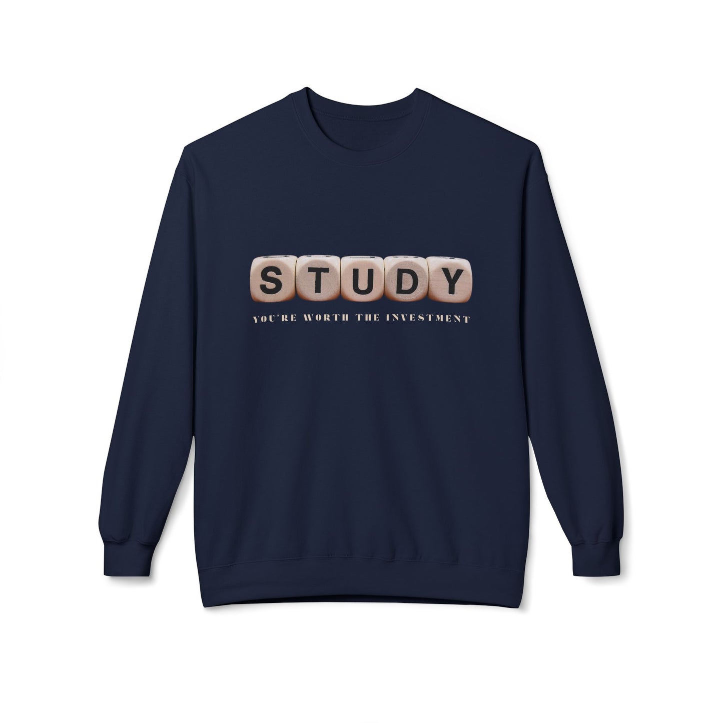 Teen/Adult Unisex STUDY You’re Worth the Investment Crewneck Sweatshirt