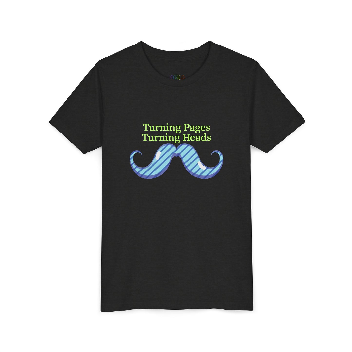 Youth Turning Pages, Turning Heads Tee – Stylish Gift for Young Readers with Flair, For kids who know that confidence and books go hand in hand!