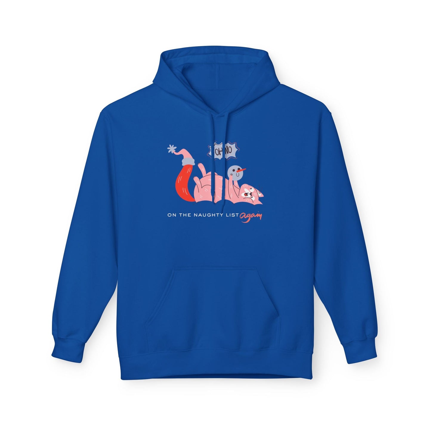 Teen/Adult Unisex On the Naughty List Again Hoodie Printify