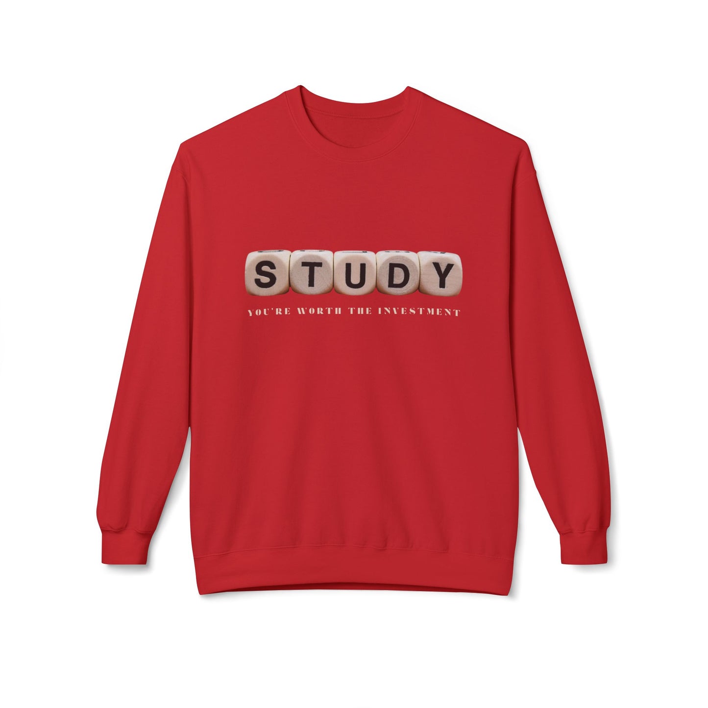 Teen/Adult Unisex STUDY You’re Worth the Investment Crewneck Sweatshirt