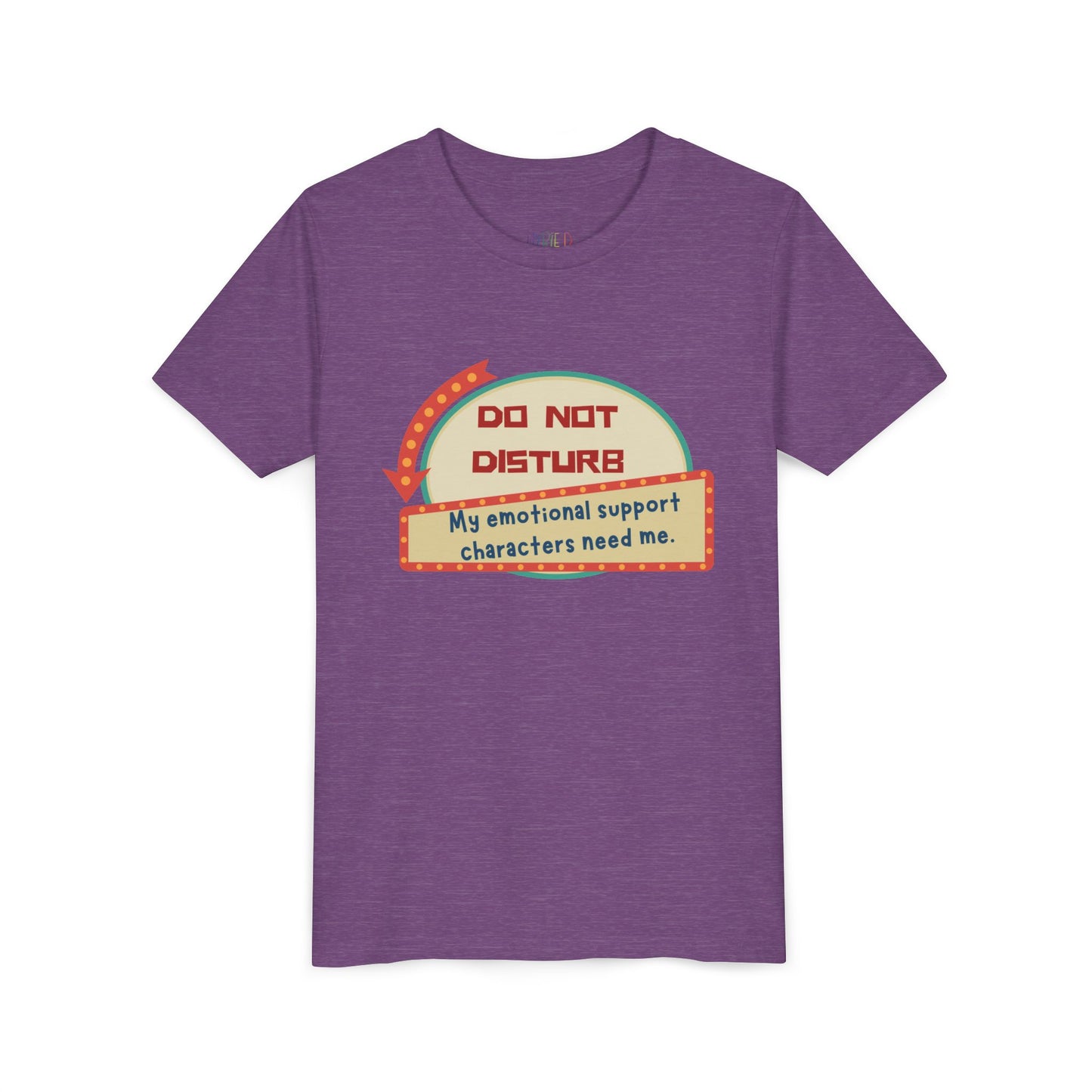 Youth Do Not Disturb Tee – Emotional Support Characters Edition