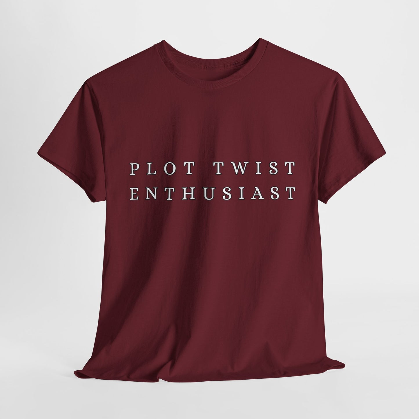 Teen/Adult Unisex Tee – Plot Twist Enthusiast (Minimal Design)
