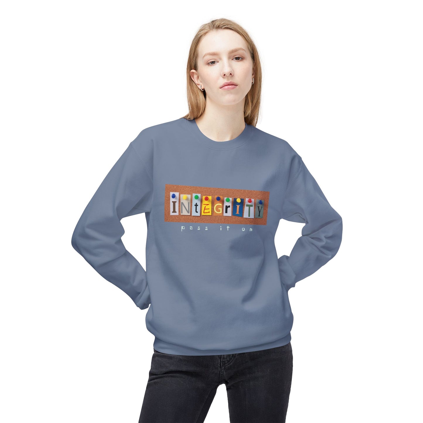 Teen/Adult Unisex Integrity Pass It On Sweatshirt