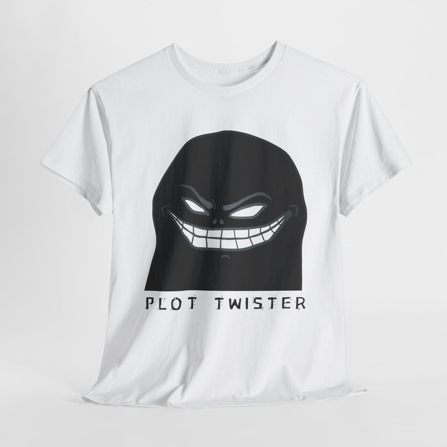 Teen/Adult Unisex Plot Twister Tee – Master of Mayhem & Cliffhangers