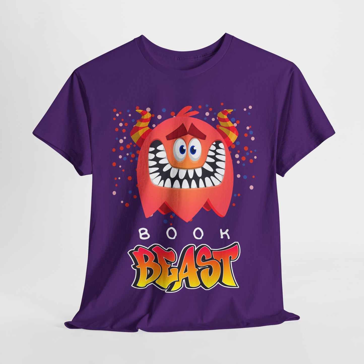 Teen/Adult Unisex Book Beast – Fierce & Fun Reading Monster Tee