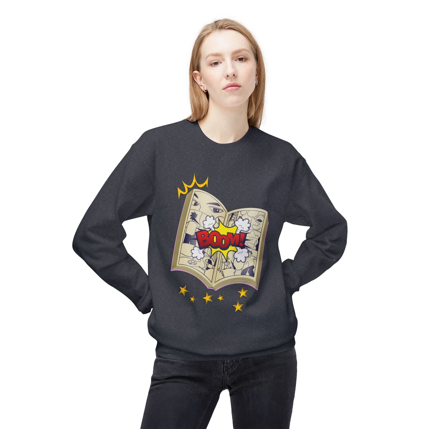 Teen/Adult Unisex Comic Book BOOM! Sweatshirt