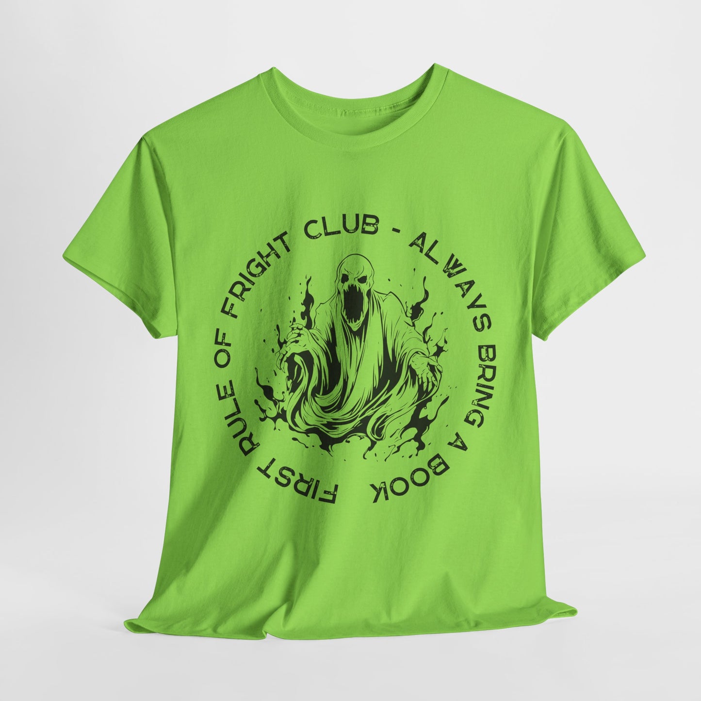 Teen/Adult Unisex First Rule of Fright Club T-Shirt – Horror Reader Graphic Tee