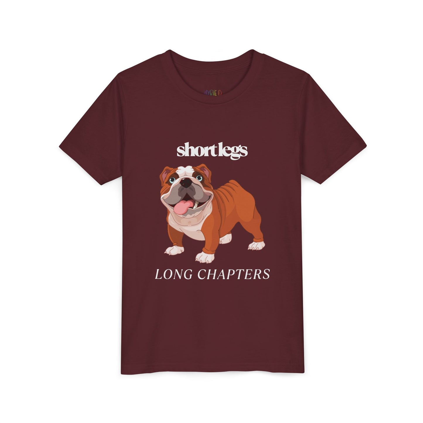 Youth Short Legs, Long Chapters T-Shirt – For Readers with Big Stories to Tell