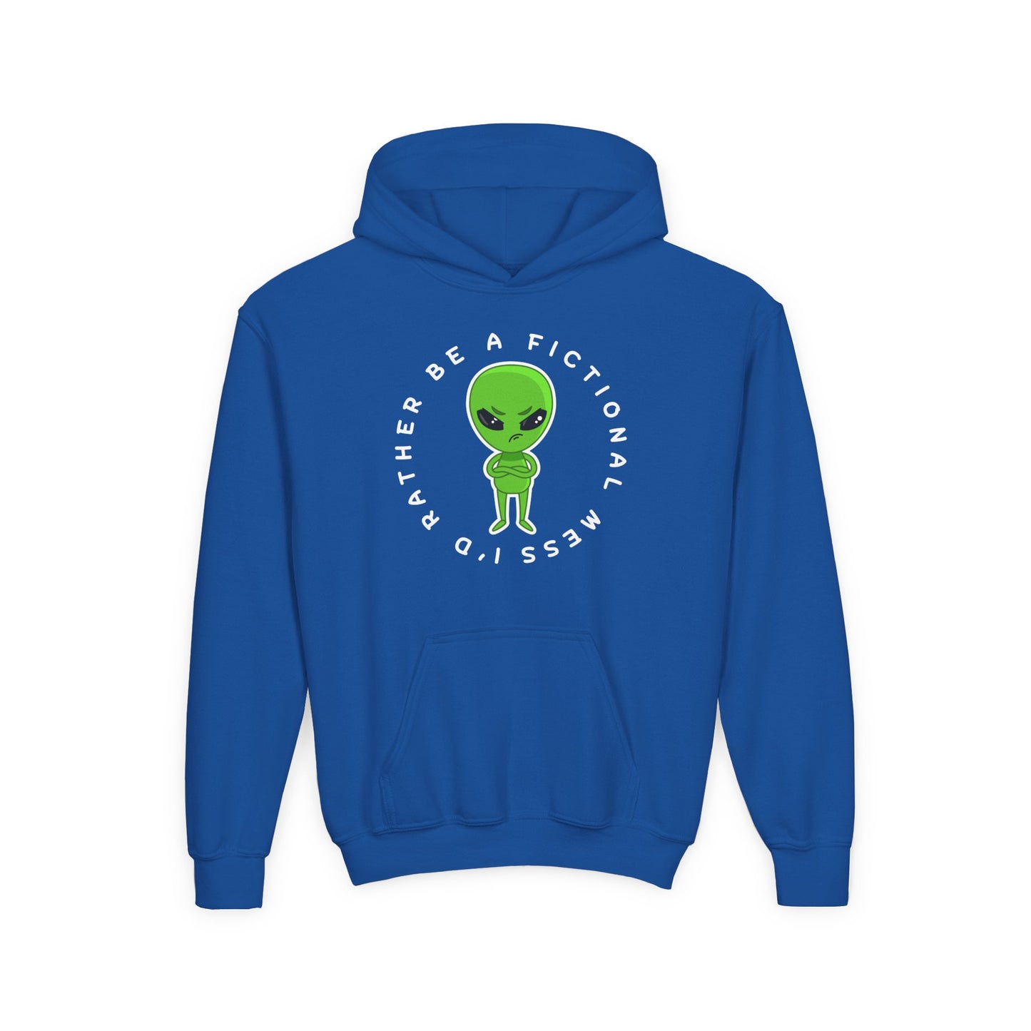 Youth Fictional Mess Hoodie – Out-of-This-World Reader Style