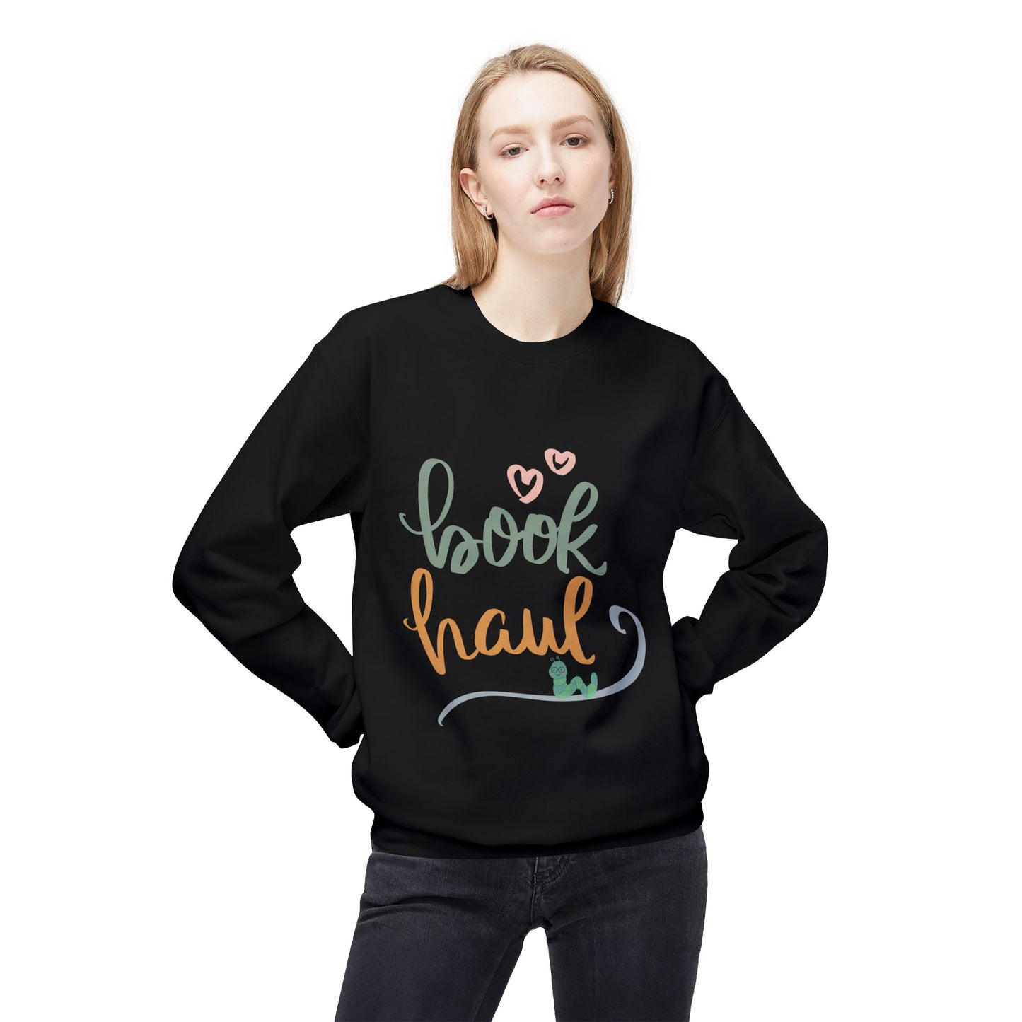 Teen/Adult Unisex Book Haul Crewneck Sweatshirt