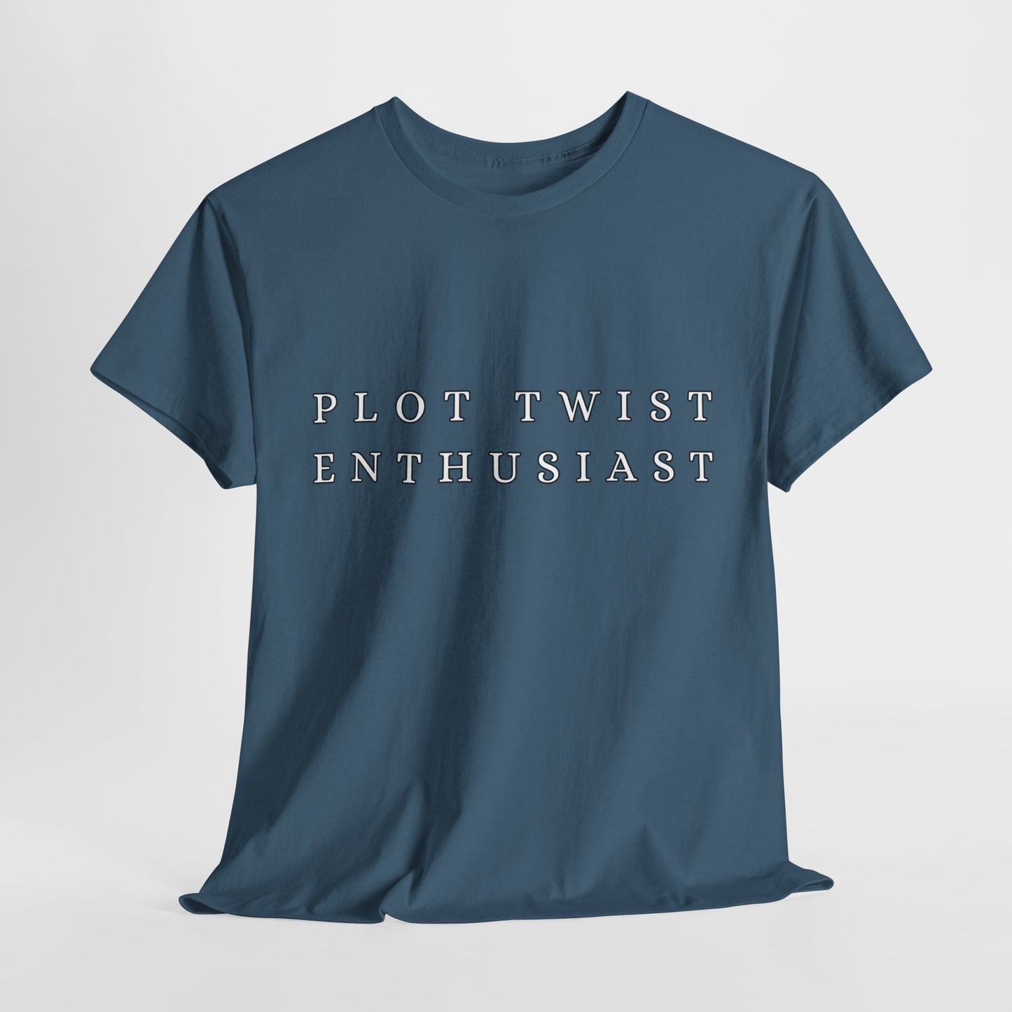 Teen/Adult Unisex Tee – Plot Twist Enthusiast (Minimal Design)