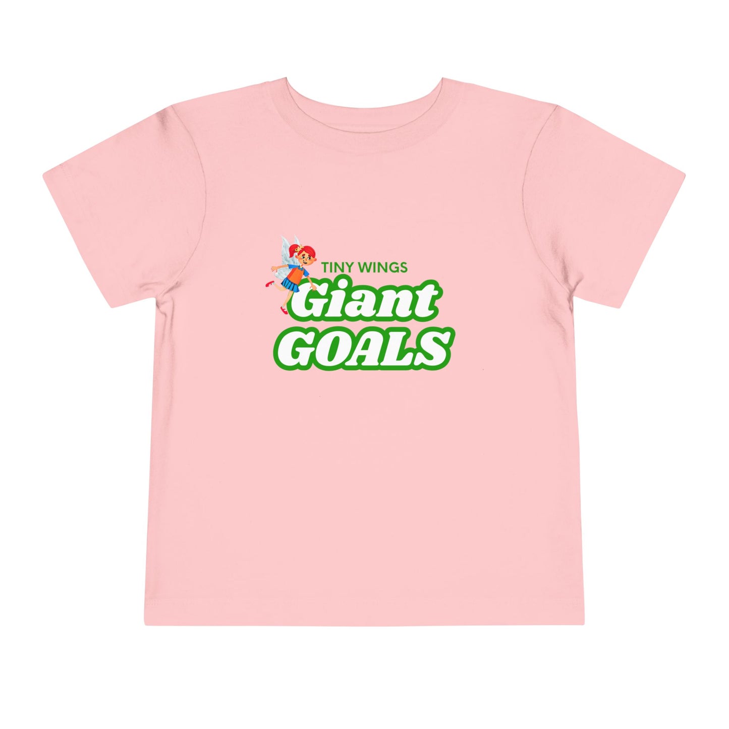 Toddler Tiny Wings Giant Goals Tee – Mei-Mei Empowerment Shirt for Big Dreamers