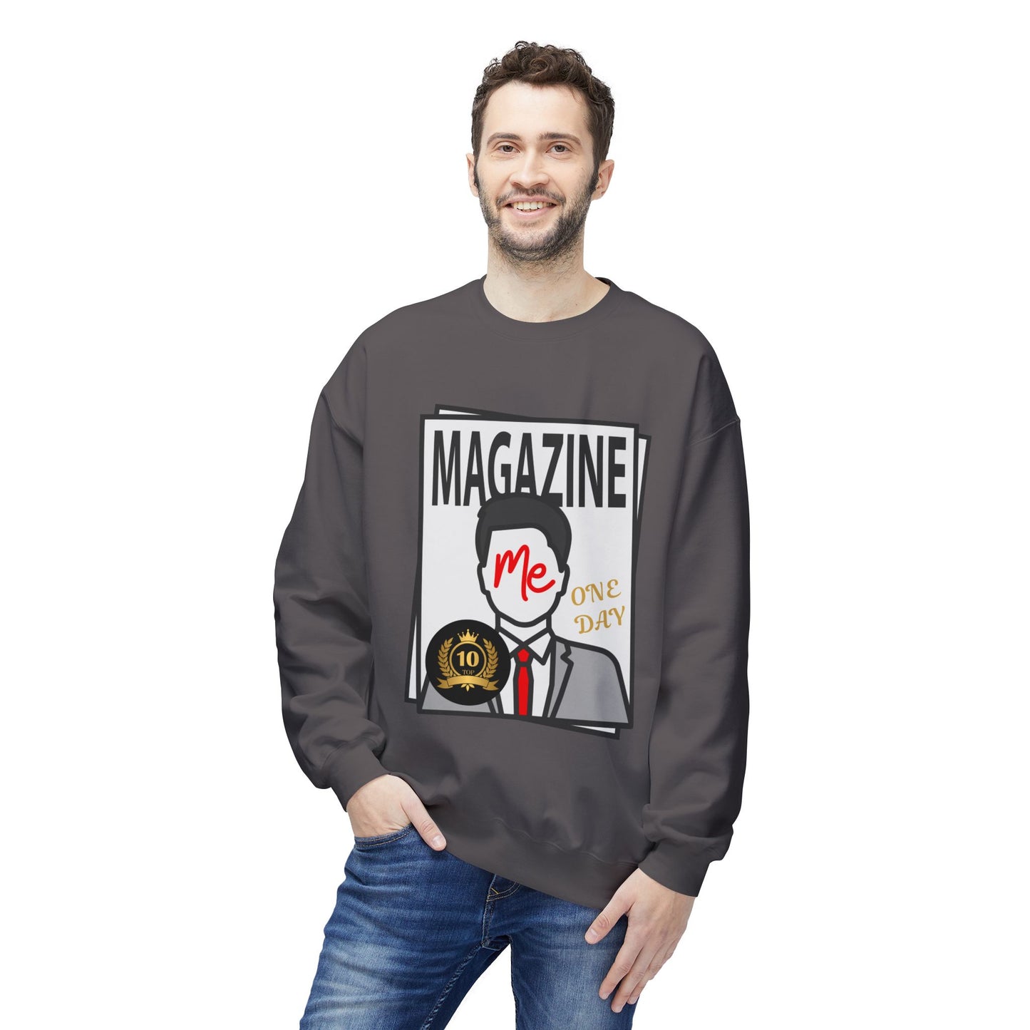 Teen/Adult Unisex Magazine Me One Day Sweatshirt