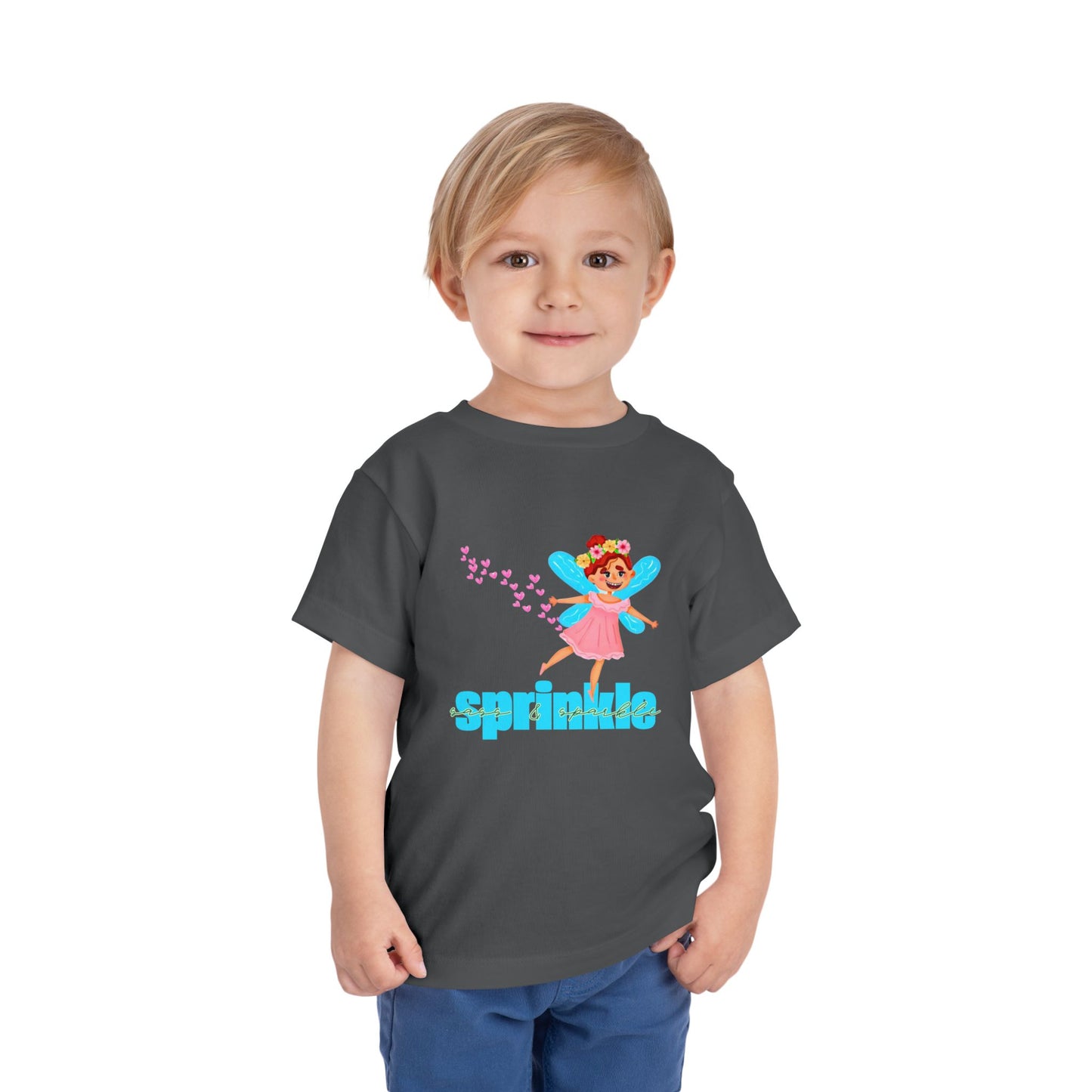 Toddler Sprinkle Sass & Sparkle Tee – Fairy Girl Shirt for Bold Little Spirits