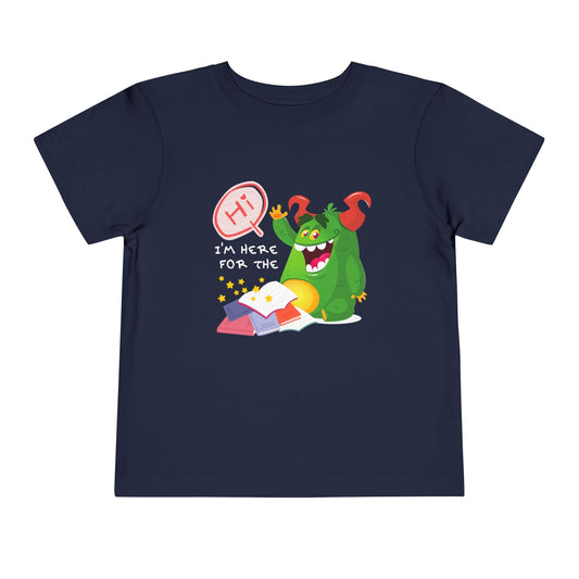 Toddler Here for the Storytime Tee