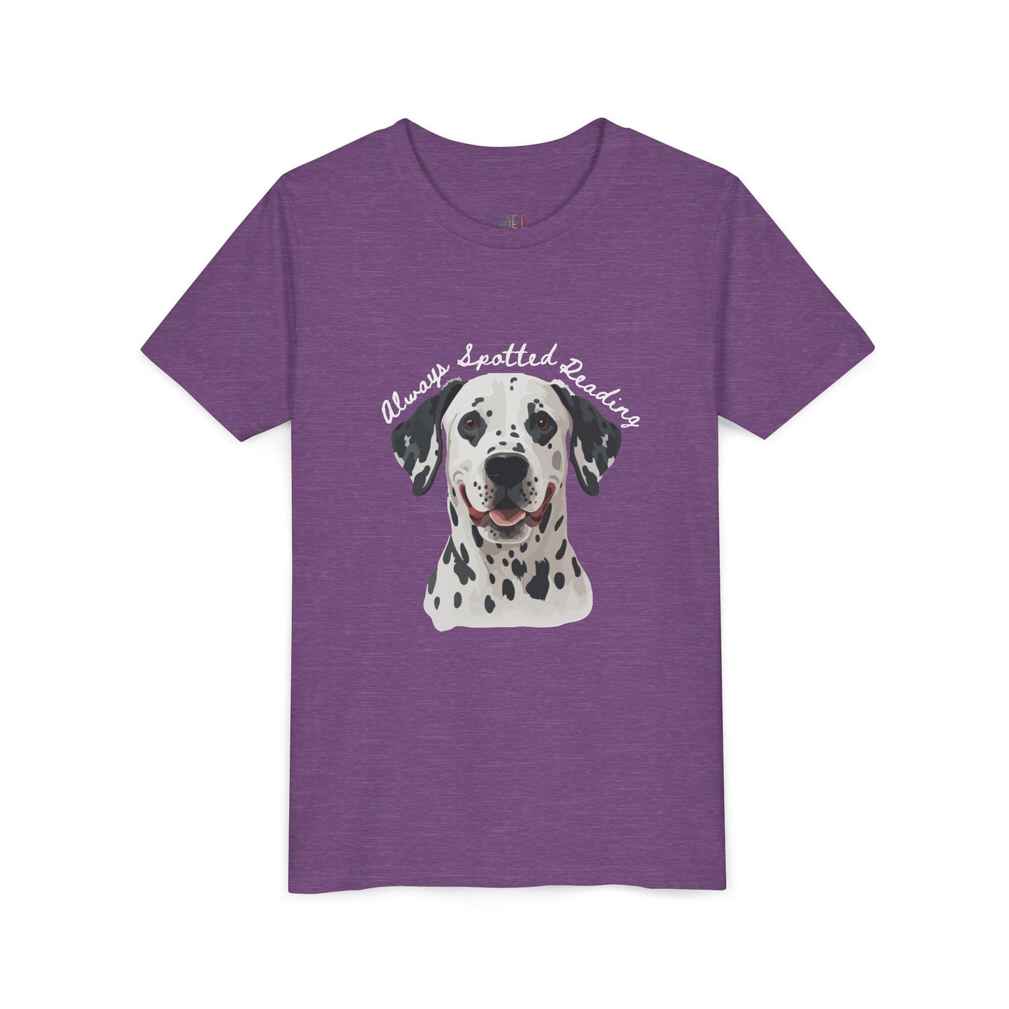 Youth Always Spotted Reading T-Shirt – A Paws-itively Bookish Look