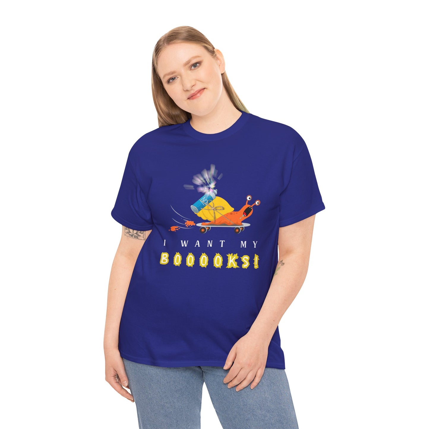 Teen/Adult Unisex I Want My Boooooks! Unisex Tee