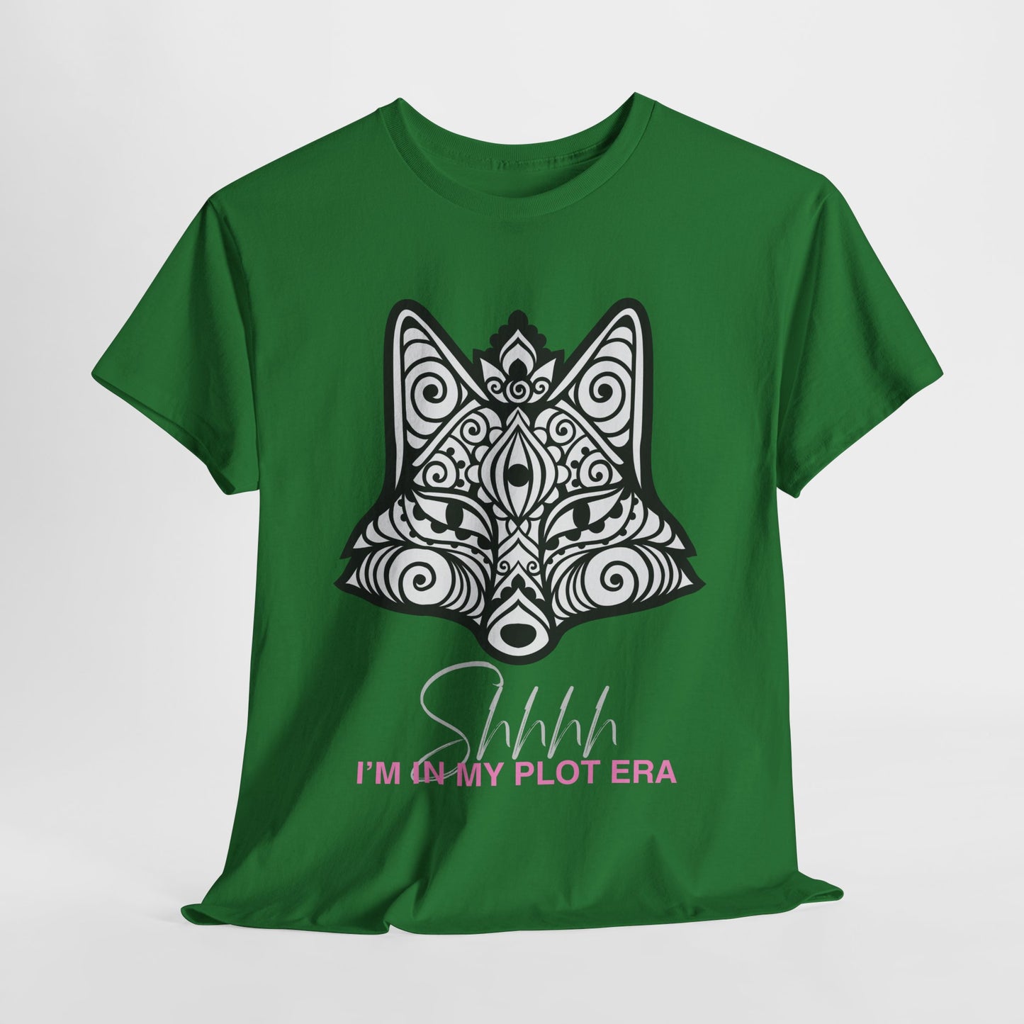 Teen/Adult Unisex – Plot Era Fox Tee – Quiet Reading Aesthetic Shirt