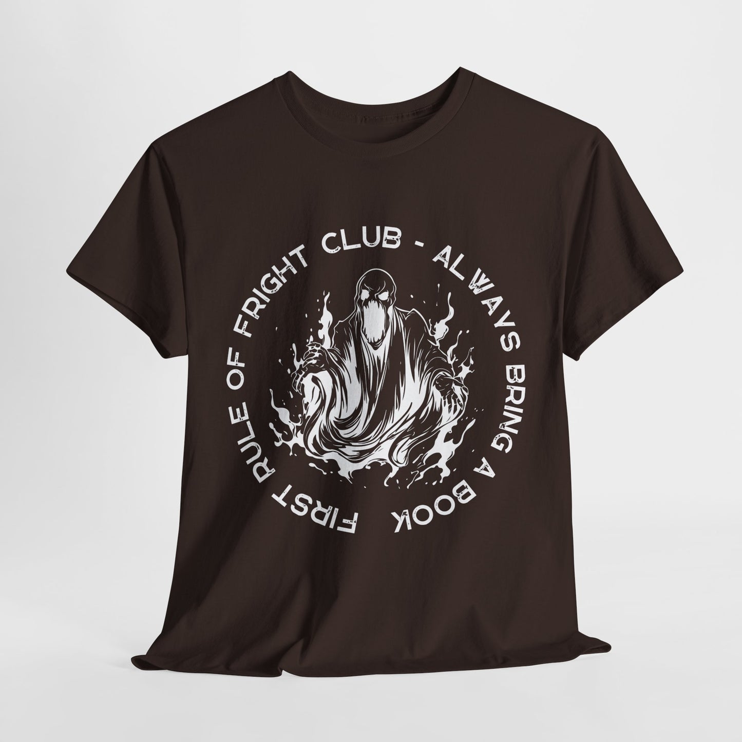 Teen/Adult Unisex First Rule of Fright Club T-Shirt – Horror Reader Graphic Tee