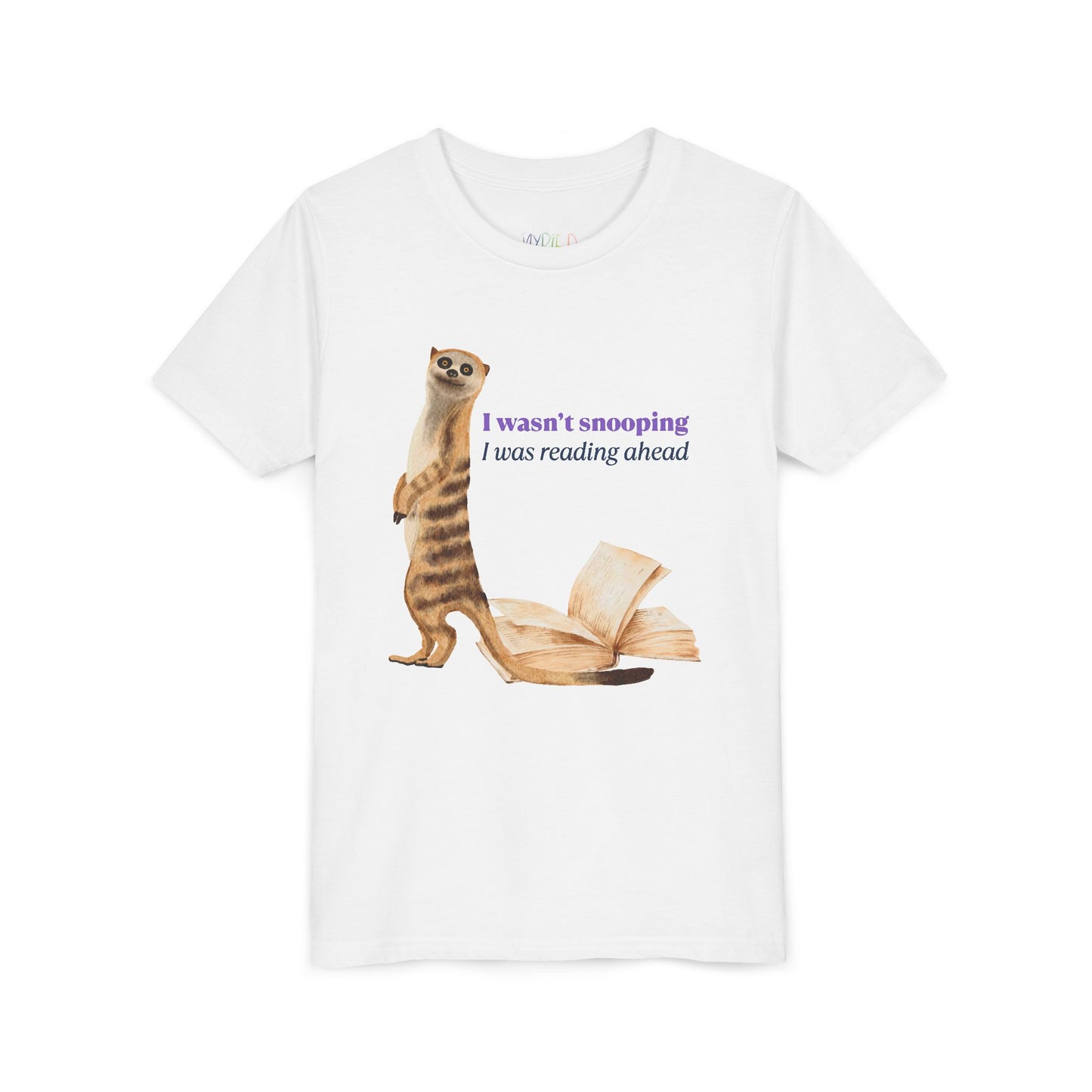 Youth I Wasn’t Snooping – I Was Reading Ahead Tee – Meerkat Shirt for Curious Young Readers