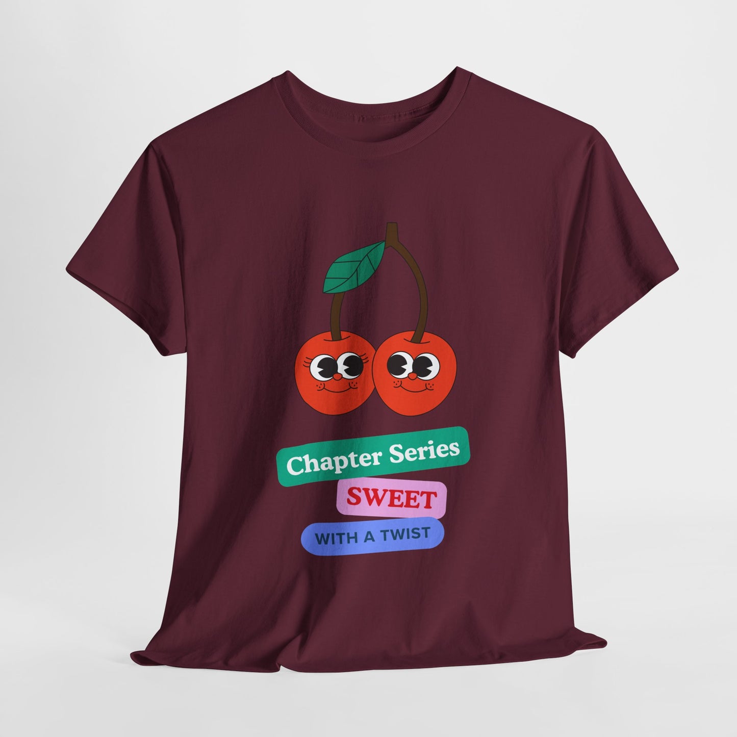 Teen/Adult Unisex Chapter Series – Sweet With a Twist Tee – A Juicy Pick for Book Series Fans