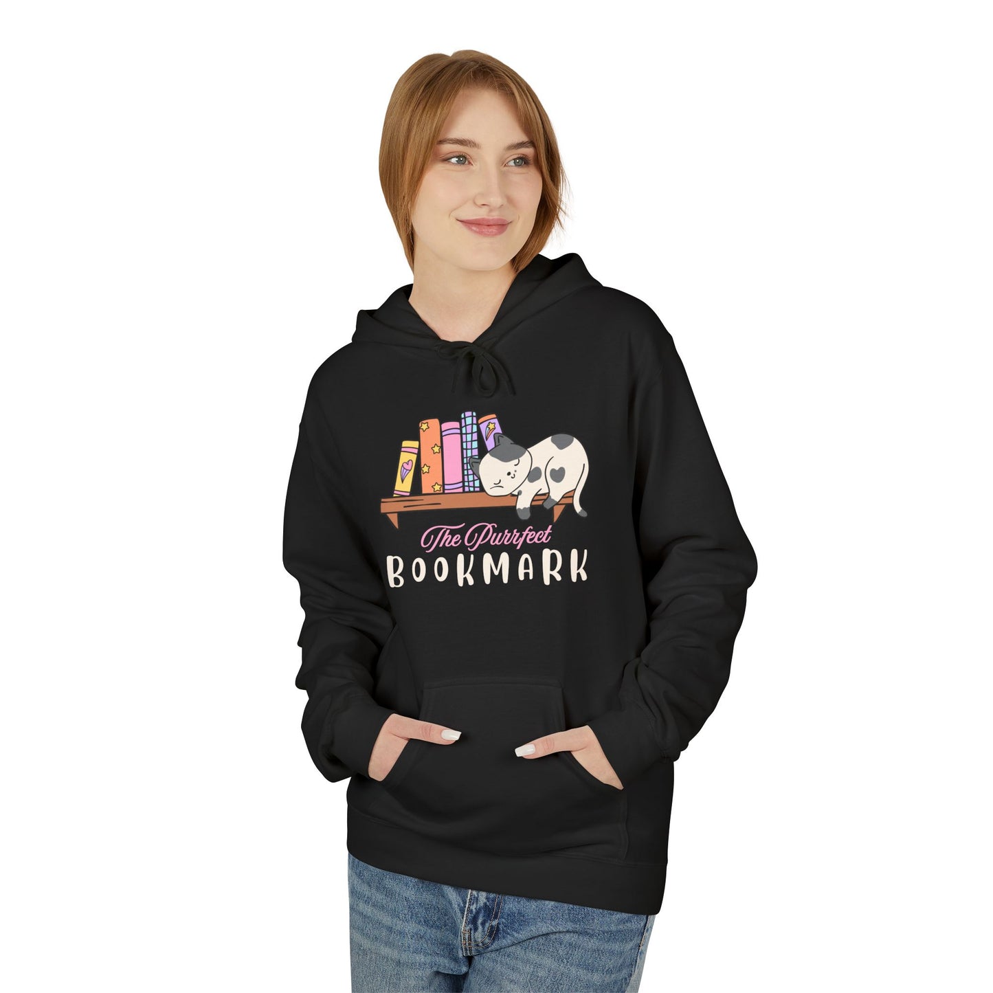 Teen/Adult Unisex The Purrfect Bookmark Hoodie