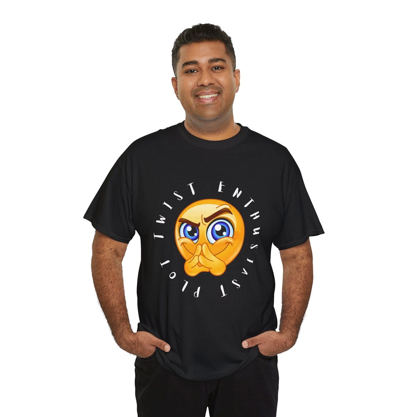 Teen/Adult Unisex Tee â€“ Plot Twist Enthusiast (Emoji Edition)