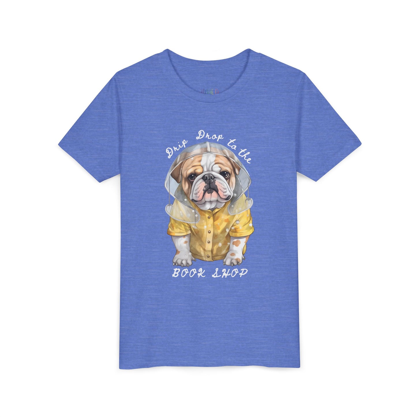 Youth Drip Drop to the Book Shop T-Shirt – Rain or Shine, It’s Reading Time