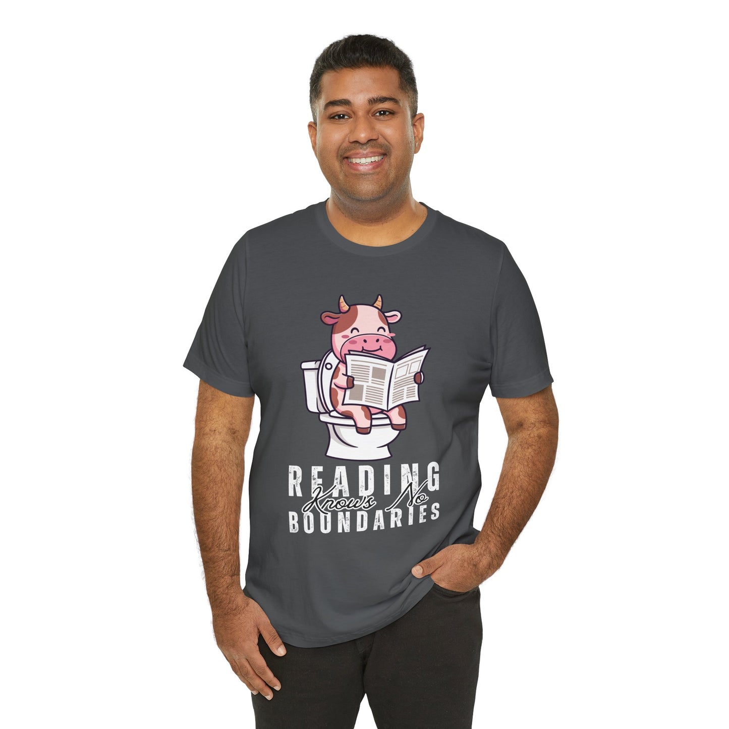 Teen/Adult Unisex Reading Knows No Boundaries T-Shirt