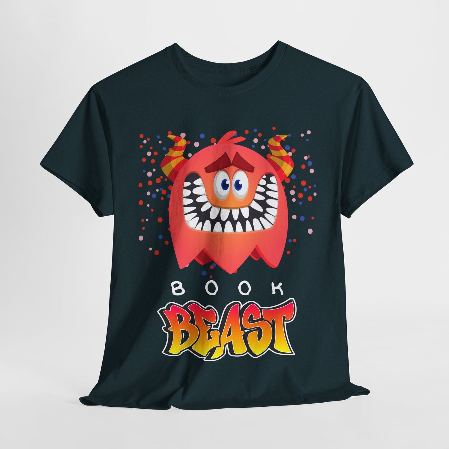Teen/Adult Unisex Book Beast – Fierce & Fun Reading Monster Tee