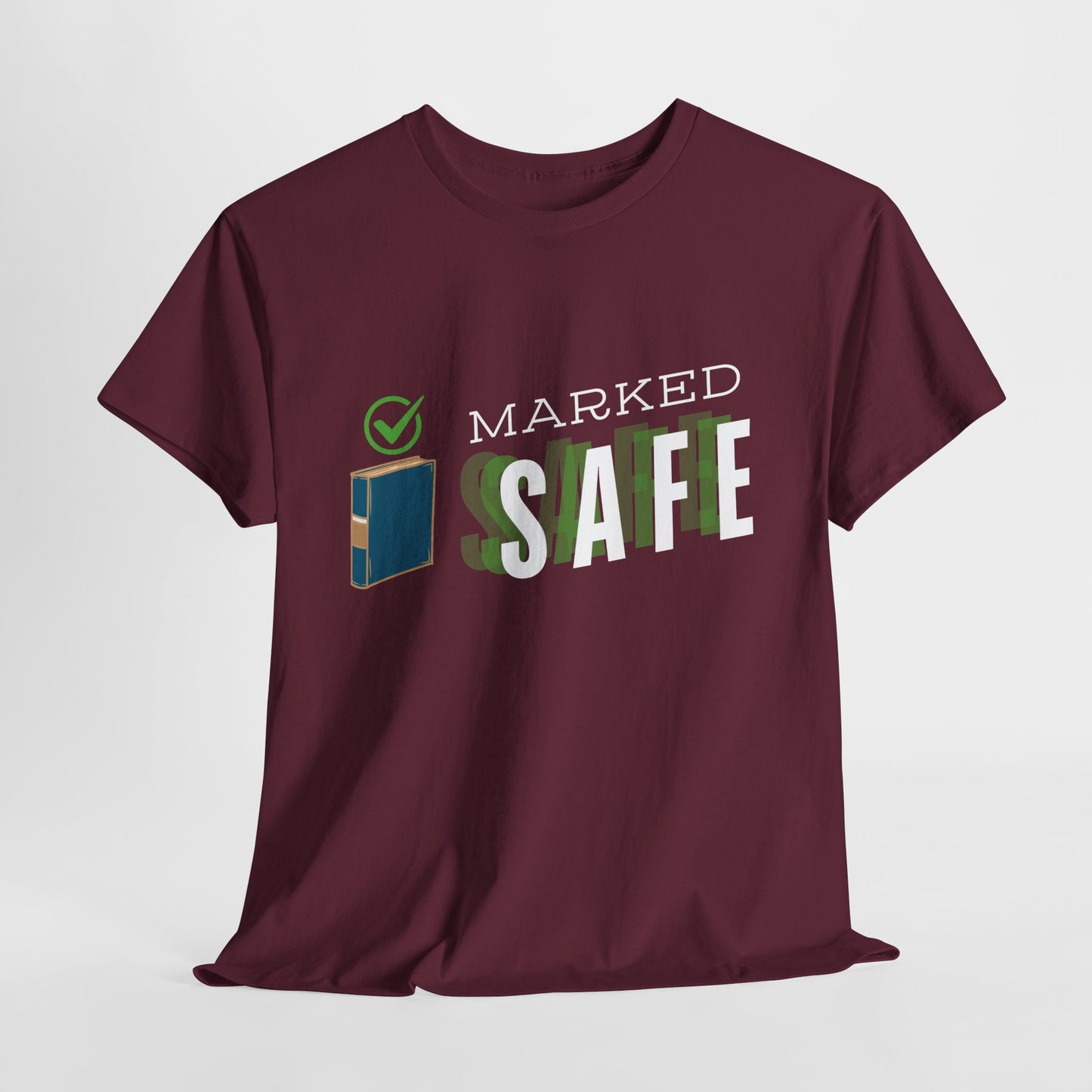 Teen/Adult Unisex Tee – Marked Safe by the Book