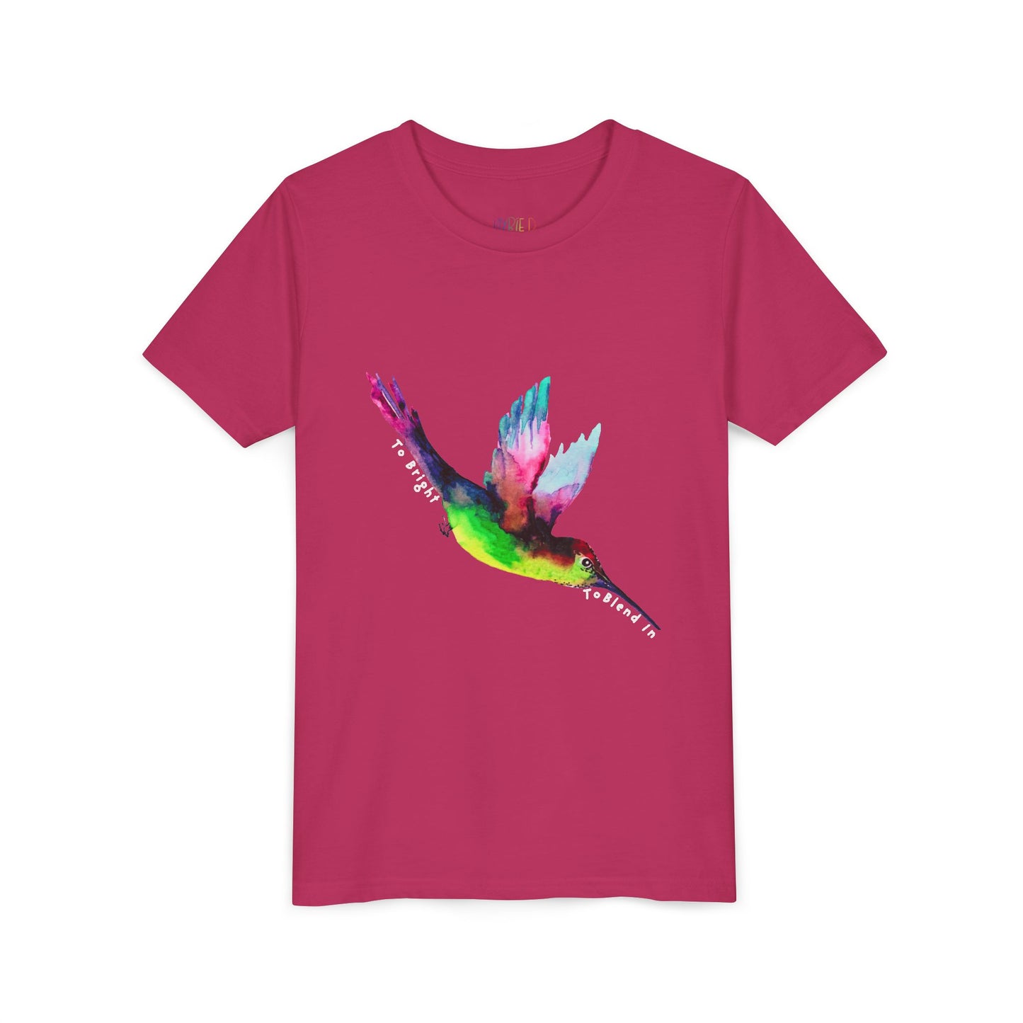 Youth Too Bright to Blend In Tee – Shine Loud, Fly Proud