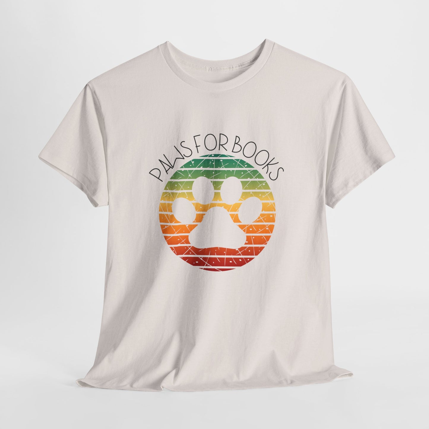 Teen/Adult Unisex Paws for Books Tee – Where Tails Wag and Pages Turn