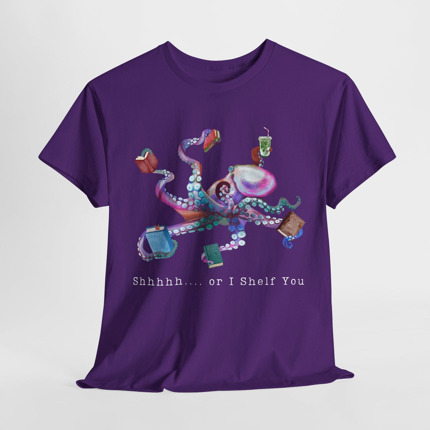 Teen/Adult Unisex Shhhh… or I Shelf You Unisex Tee