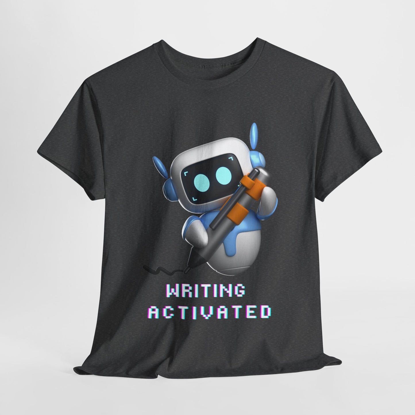 Teen/Adult Unisex Writing Activated Tee – Geeky-Cool Motivation for Story Starters & Scribblers