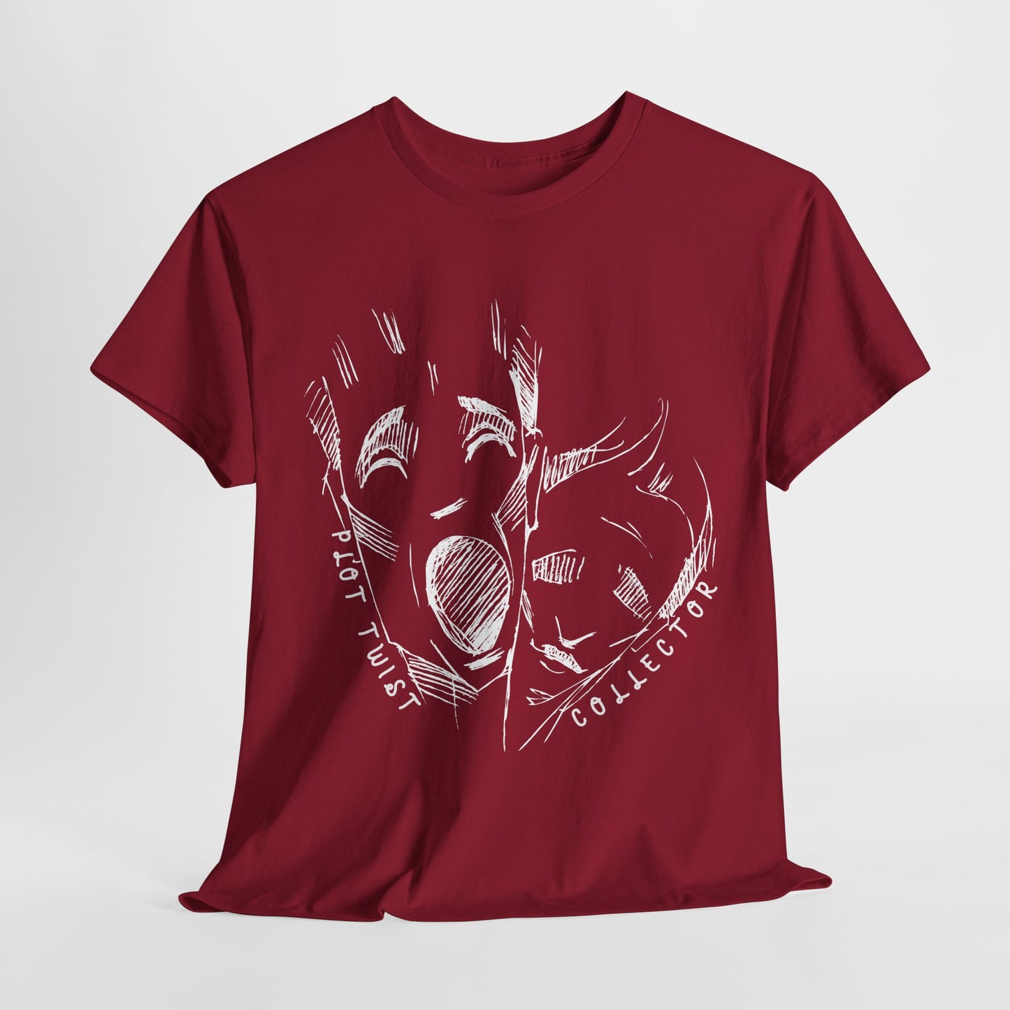 Teen/Adult Unisex Tee – Plot Twist Collector (Screaming Face Edition)