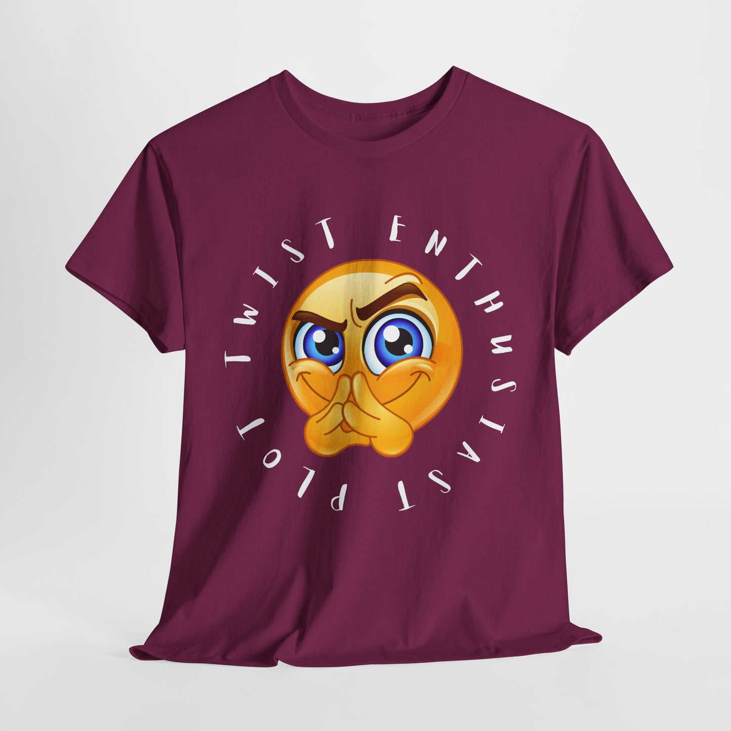 Teen/Adult Unisex Tee – Plot Twist Enthusiast (Emoji Edition)