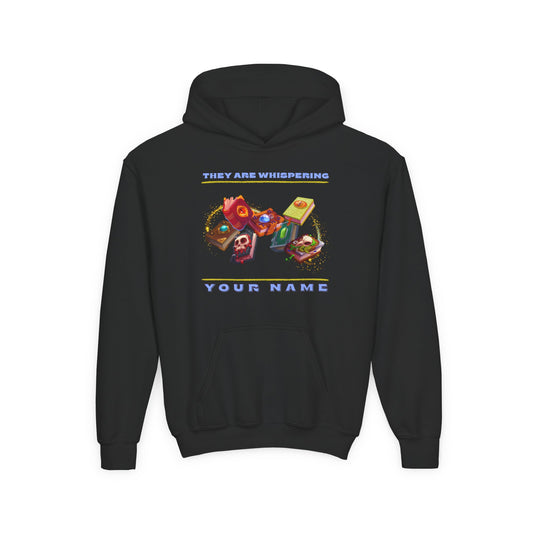 Youth Whispering Books Hoodie – Spooky Magical Library Design