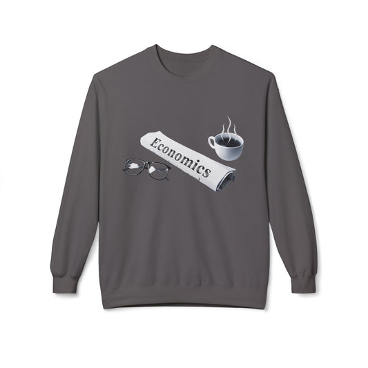 Teen/Adult Unisex Economics Sweatshirt – Classic Scholar Design for Thinkers and Analysts