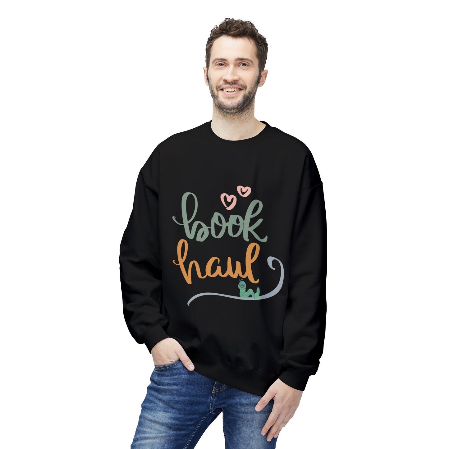 Teen/Adult Unisex Book Haul Crewneck Sweatshirt