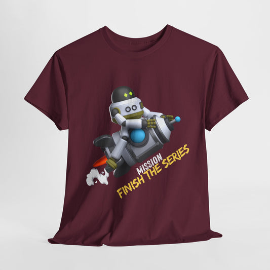 Teen/Adult Unisex Mission: Finish the Series Tee – Reading Motivation for Series Completionists
