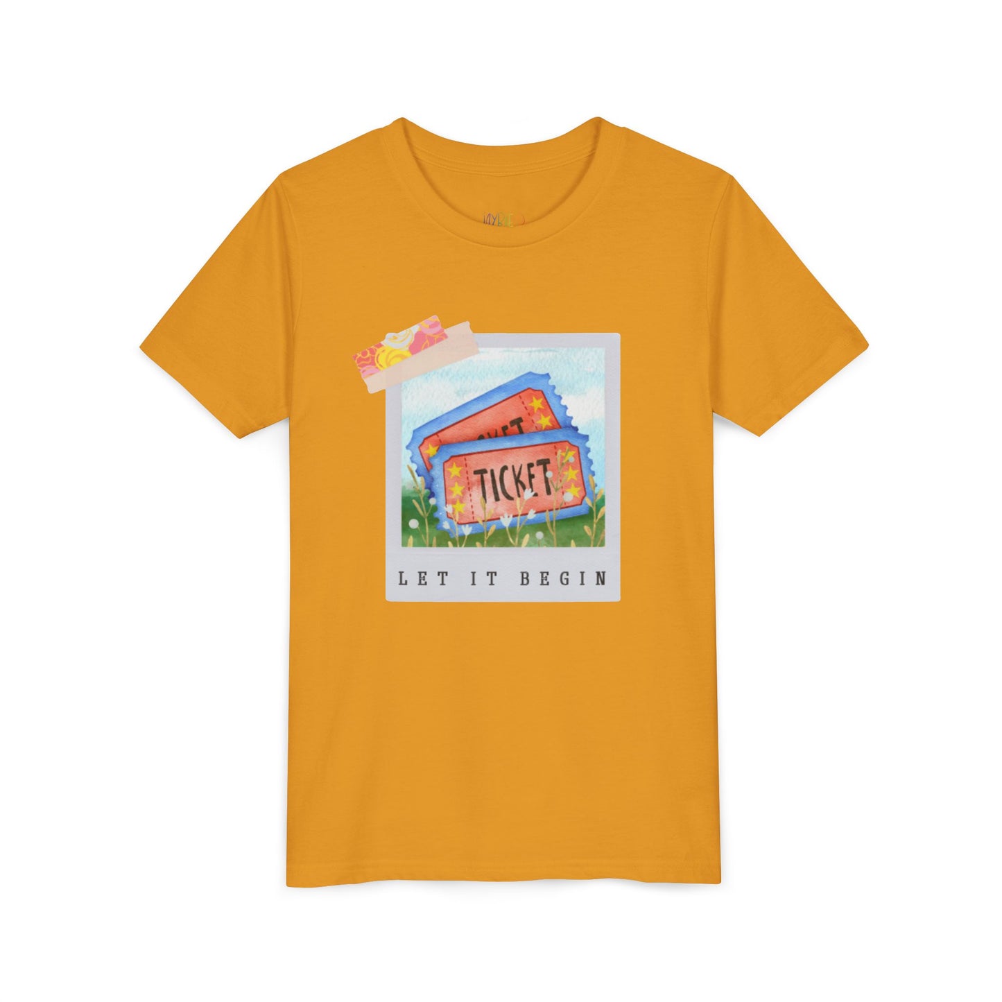 Youth Let It Begin T-Shirt – Ticket to Wonder Awaits